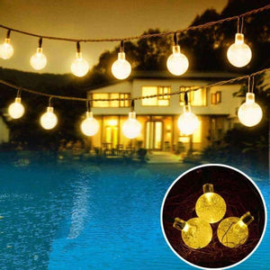 Planet Gates 4M Globe Festoon Ball  LED String Light Warm White Fairy Holiday Light For Party Christmas Wedding Decoration Battery Operated