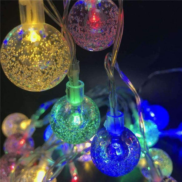 Planet Gates 4M Globe Festoon Ball  LED String Light Warm White Fairy Holiday Light For Party Christmas Wedding Decoration Battery Operated