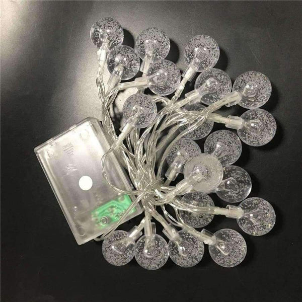 Planet Gates 4M Globe Festoon Ball  LED String Light Warm White Fairy Holiday Light For Party Christmas Wedding Decoration Battery Operated