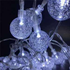 Planet Gates 4M Globe Festoon Ball  LED String Light Warm White Fairy Holiday Light For Party Christmas Wedding Decoration Battery Operated