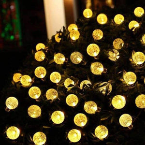 Planet Gates 4M Globe Festoon Ball  LED String Light Warm White Fairy Holiday Light For Party Christmas Wedding Decoration Battery Operated
