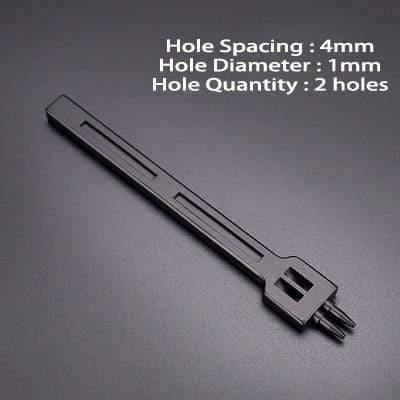 Planet Gates 4mm 2prong Round Hole Punch Row Prong Stitching Cutter Tool Hand Sewing Hole Leather Craft Tools Spacing Cutting 4mm 5mm 6mm 2/4/6 Holes