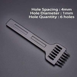 Planet Gates 4mm 6prong Round Hole Punch Row Prong Stitching Cutter Tool Hand Sewing Hole Leather Craft Tools Spacing Cutting 4mm 5mm 6mm 2/4/6 Holes