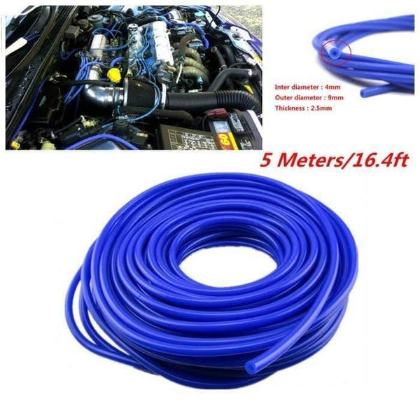 Planet Gates 4mm Silicone Vacuum Tube 16.4ft/5M  Hose Tubing Car Cooling System Hose Accessories