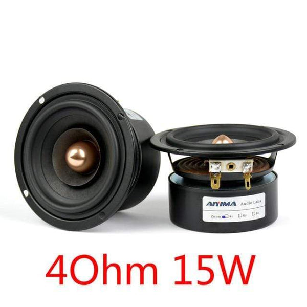 Planet Gates 4Ohm 15W Round AIYIMA 2Pcs 3 Inch Audio Speaker 4Ohm 8Ohm 15W Full Range Speaker Driver HIFI Treble Mediant Bass Loudspeaker DIY