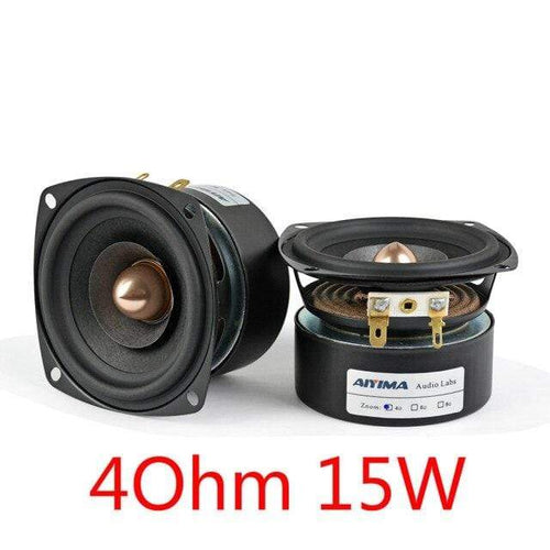Planet Gates 4Ohm 15W Square AIYIMA 2Pcs 3 Inch Audio Speaker 4Ohm 8Ohm 15W Full Range Speaker Driver HIFI Treble Mediant Bass Loudspeaker DIY