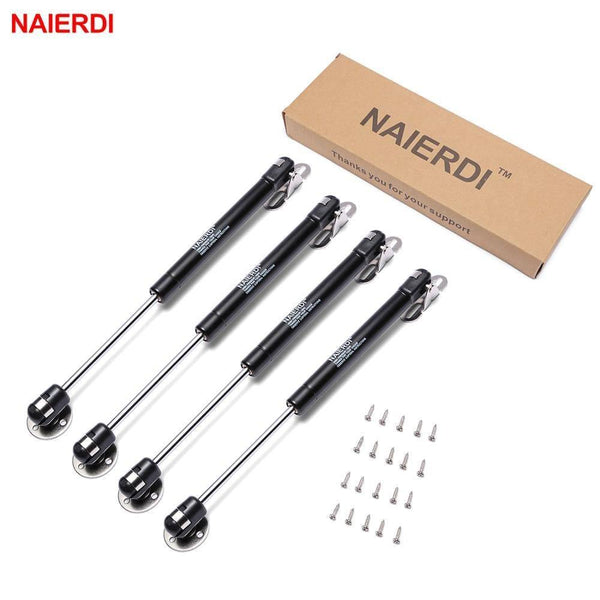 4PCS  10-15KG Furniture Gas Spring Hinges Kitchen Cupboard Cabinet Hydraulic Hinge Door Strut Lid Support Box Hardware