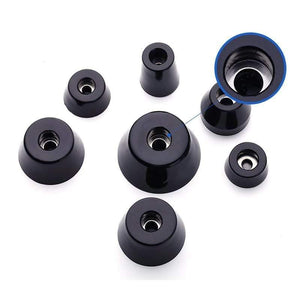 4pcs Φ12mm-27mm Speaker Shock Absorbing Spike Pad Isolation Stand Foot Rubber Cone Base Pad