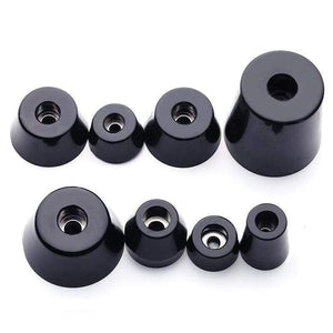 4pcs Φ12mm-27mm Speaker Shock Absorbing Spike Pad Isolation Stand Foot Rubber Cone Base Pad