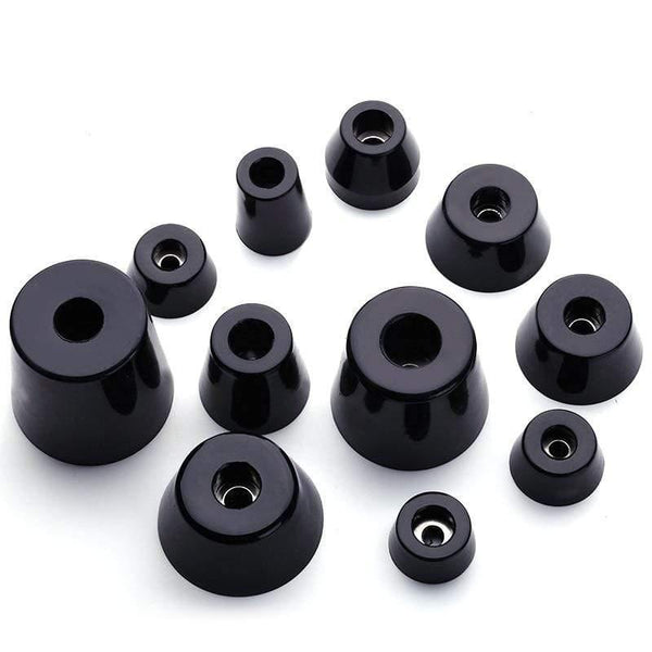 4pcs Φ12mm-27mm Speaker Shock Absorbing Spike Pad Isolation Stand Foot Rubber Cone Base Pad