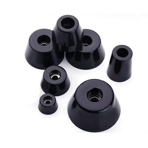4pcs Φ12mm-27mm Speaker Shock Absorbing Spike Pad Isolation Stand Foot Rubber Cone Base Pad