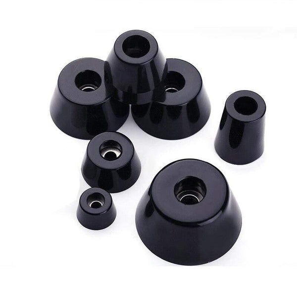 4pcs Φ12mm-27mm Speaker Shock Absorbing Spike Pad Isolation Stand Foot Rubber Cone Base Pad