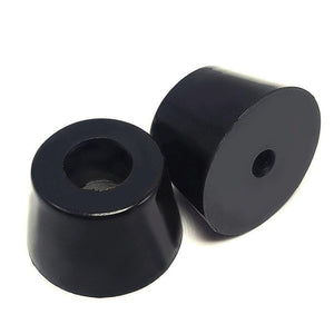 4pcs Φ12mm-27mm Speaker Shock Absorbing Spike Pad Isolation Stand Foot Rubber Cone Base Pad