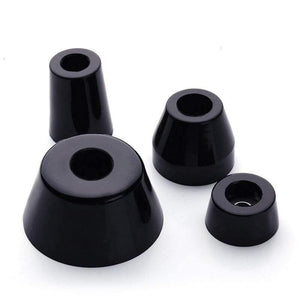 4pcs Φ12mm-27mm Speaker Shock Absorbing Spike Pad Isolation Stand Foot Rubber Cone Base Pad