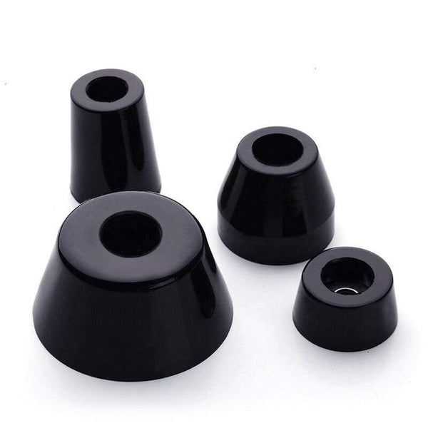 4pcs Φ12mm-27mm Speaker Shock Absorbing Spike Pad Isolation Stand Foot Rubber Cone Base Pad