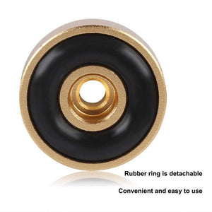4PCS 20*8mm Aluminum Alloy Amplifier Feet Shock Absorber Amplifier Speaker Turntable Pads Feet Rubber Black Silver Gold