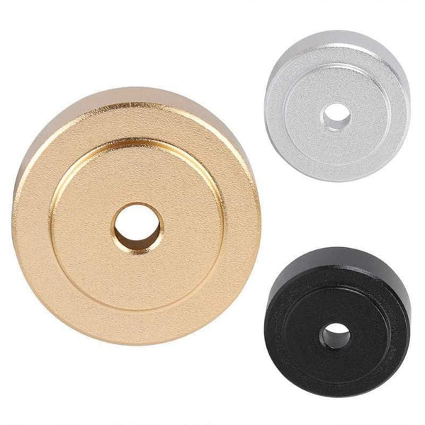 4PCS 20*8mm Aluminum Alloy Amplifier Feet Shock Absorber Amplifier Speaker Turntable Pads Feet Rubber Black Silver Gold