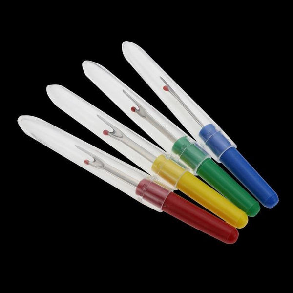 Planet Gates 4PCS-200006153 2018 New Steel Plastic Handle Craft Thread Cutter Seam Ripper Stitch Unpicker Needle Arts Sewing Tools
