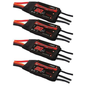 Planet Gates 4PCS 20A ESC 1PCS/4 PCS EMAX SimonK ESC 12A 20A 30A 40A 60A 80A BEC Speed Controller Brushless ESC For FPV RC UAV Quadcopter Frame Drone kit