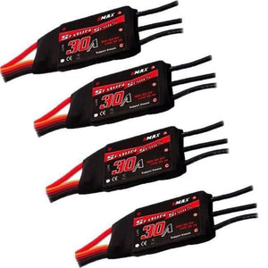Planet Gates 4PCS 30A ESC 1PCS/4 PCS EMAX SimonK ESC 12A 20A 30A 40A 60A 80A BEC Speed Controller Brushless ESC For FPV RC UAV Quadcopter Frame Drone kit