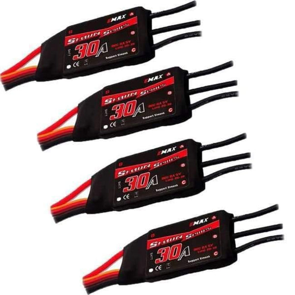 Planet Gates 4PCS 30A ESC 1PCS/4 PCS EMAX SimonK ESC 12A 20A 30A 40A 60A 80A BEC Speed Controller Brushless ESC For FPV RC UAV Quadcopter Frame Drone kit