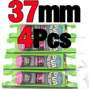 Planet Gates 4PCS 37MM 4Pcs 37mm*5m&25mm*5m PVA Refill Mesh Carp Fishing Mesh Bait Hold Bag Wholesale Dropshipping Fishing Tackle Accessories