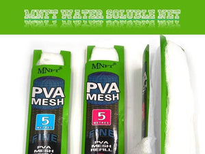 Planet Gates 4Pcs 37mm*5m&25mm*5m PVA Refill Mesh Carp Fishing Mesh Bait Hold Bag Wholesale Dropshipping Fishing Tackle Accessories