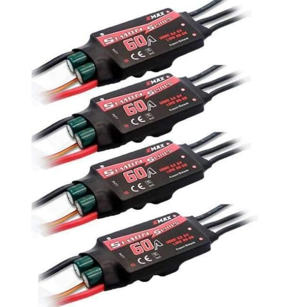 Planet Gates 4PCS 60A ESC 1PCS/4 PCS EMAX SimonK ESC 12A 20A 30A 40A 60A 80A BEC Speed Controller Brushless ESC For FPV RC UAV Quadcopter Frame Drone kit