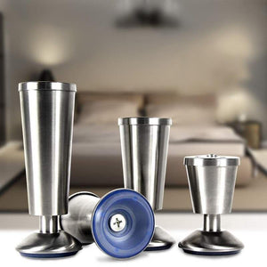 4pcs Adjustable Height Furniture Legs Stainless Steel Hairpin Legs Cabinets Sofa Foot Furniture Accessories Bed Riser