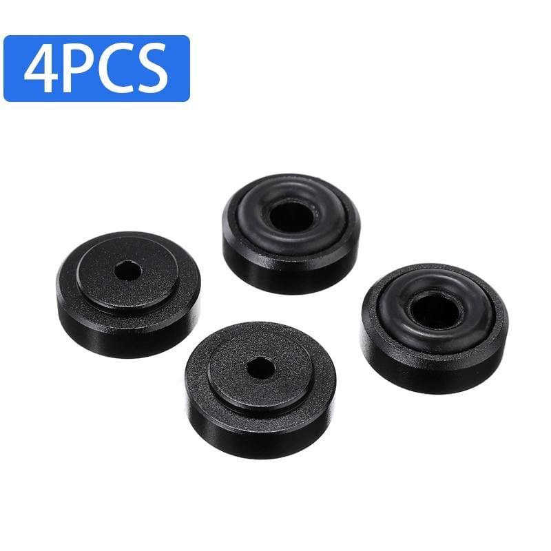 4pcs Aluminum Isolation Feet Pad Mat Cabinet Speaker CD Player Sound-absorbing Base For Computer Case Speaker Access