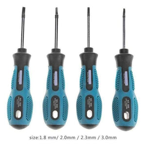 Planet Gates 4pcs as picture Insulated 7pcs Screwdriver Set Withstand Voltage 1000V Precision Magnetic Phillips Slotted For Electrician Hand Tools with Bag