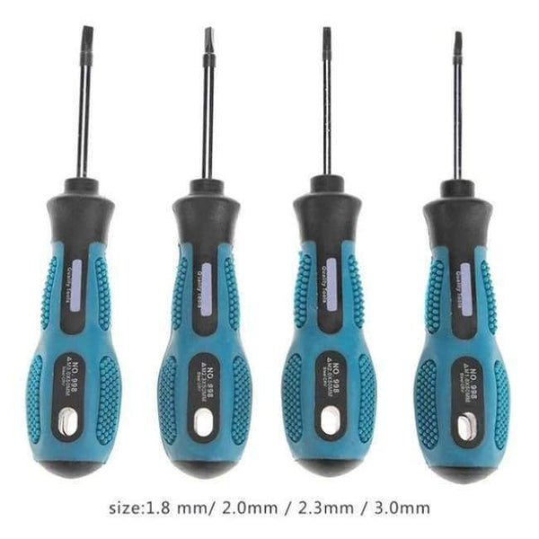 Planet Gates 4pcs as picture Insulated 7pcs Screwdriver Set Withstand Voltage 1000V Precision Magnetic Phillips Slotted For Electrician Hand Tools with Bag