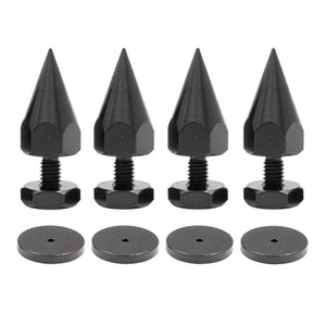 4PCS AUDIO SPIKE FEET M6 Thread 46mm Metal Iron Isolation Studio Monitor Turntable Recorder Speaker Cabinet Amplifier Feet Base