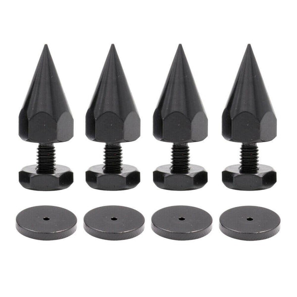 4PCS AUDIO SPIKE FEET M6 Thread 46mm Metal Iron Isolation Studio Monitor Turntable Recorder Speaker Cabinet Amplifier Feet Base