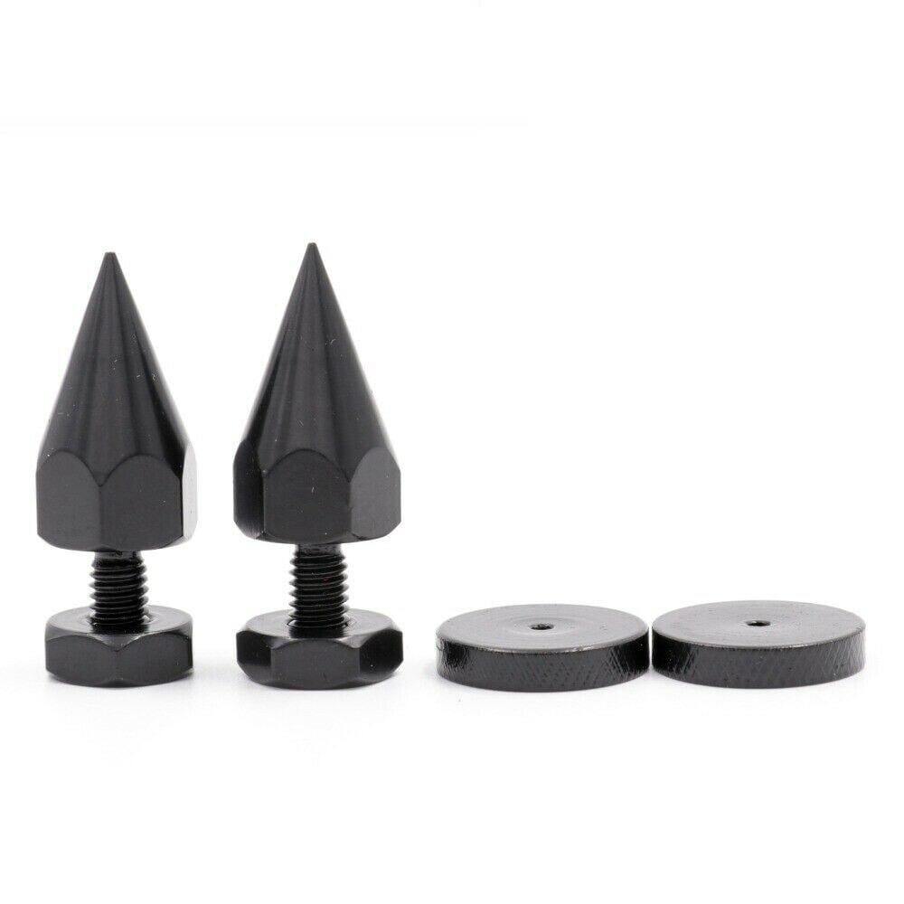 4PCS AUDIO SPIKE FEET M6 Thread 46mm Metal Iron Isolation Studio Monitor Turntable Recorder Speaker Cabinet Amplifier Feet Base