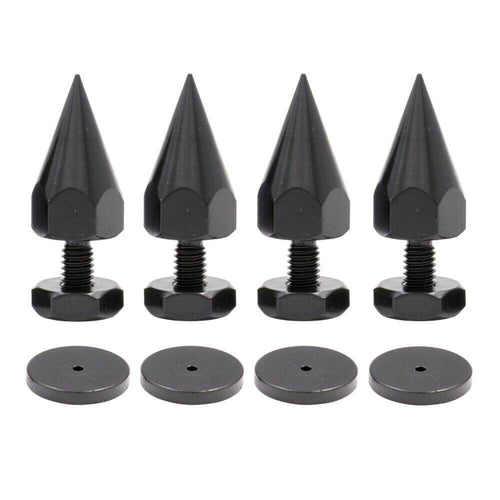 4PCS AUDIO SPIKE FEET M6 Thread 46mm Metal Iron Isolation Studio Monitor Turntable Recorder Speaker Cabinet Amplifier Feet Base