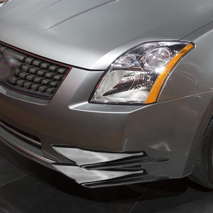 Planet Gates 4pcs Black Front Bumper Lip Splitter Fin Air trim Auto Body Side Wing Spoiler For Car Front Bumper Canards Splitters Universal