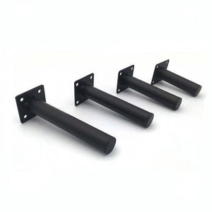 4pcs Black Furniture Legs Cabinet Metal Squar Table Legs Oblique Pin for TV Cabinet Sofa Foot Level Furniture Accessories