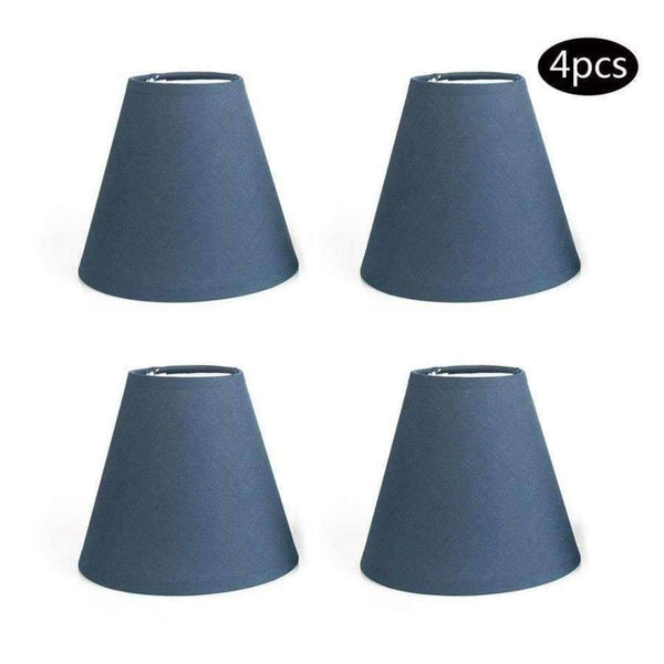 Planet Gates 4PCS Dia.16CM E12 E14 handmade linen lamp shade for wall light Rustic bedroom bedside mini table lamps Country retro lampshade