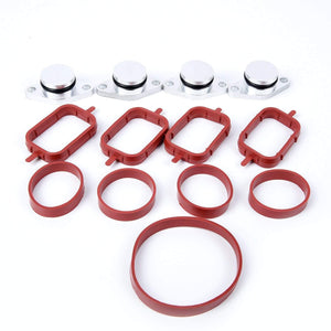 Planet Gates 4pcs Diesel Swirl Flaps Blanks Bungs Gaskets For BMW M47 E46 320d 330d 525d Cyl Head Valve Cover Gasket