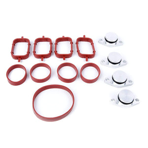 Planet Gates 4pcs Diesel Swirl Flaps Blanks Bungs Gaskets For BMW M47 E46 320d 330d 525d Cyl Head Valve Cover Gasket