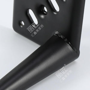 4pcs Furniture Square Metal Legs Cabinet Sofa Foot Screw Table Legs 150mm Table Base Hardware Furniture Accessories Bed Riser