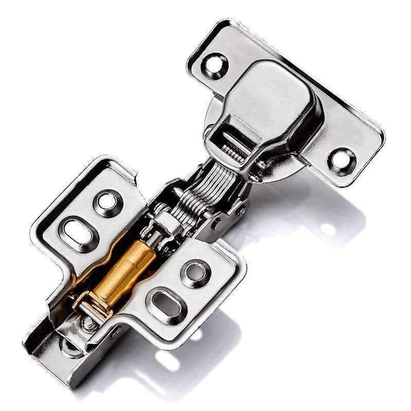 Planet Gates 4pcs Hinge Cold Rolled Steel Cabinet Hinges Kitchen Cabinets Door Damping hydraulic Buffer Fixed Types Furniture Hardware Hinges