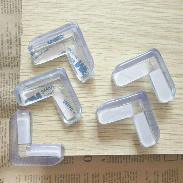 4Pcs Kids Baby Safety Silicone Protector Table Corner Edge Protection Cover Child Anticollision Edge Guard Furniture Accessories