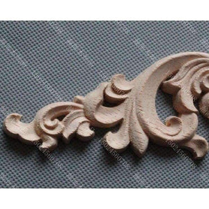 Planet Gates 4PCS/LOT 14x14x0.8 Wood Decal European Furniture Accessories Solid Wood Trim
