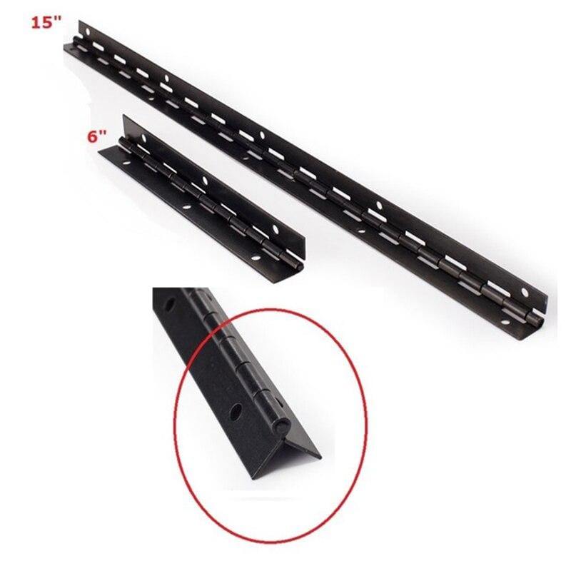 4Pcs/Lot 6" 15" Black Continuous Hinge Piano Hinge Iron