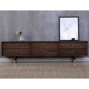 Planet Gates 4PCS/LOT  H:12.5CM  Walnut color log colored brass cabinet sofa feet legs Solid wood furniture foot accessories