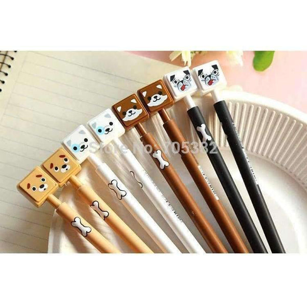 Planet Gates 4pcs/lot Mechanical Pencils Kawaii dog Automatic Pen Office zakka School kids stationery writing pencil supplies (ss-1430)