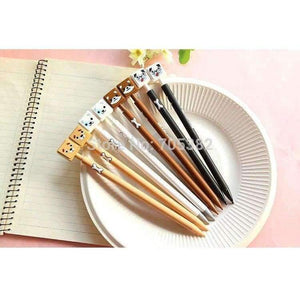 Planet Gates 4pcs/lot Mechanical Pencils Kawaii dog Automatic Pen Office zakka School kids stationery writing pencil supplies (ss-1430)