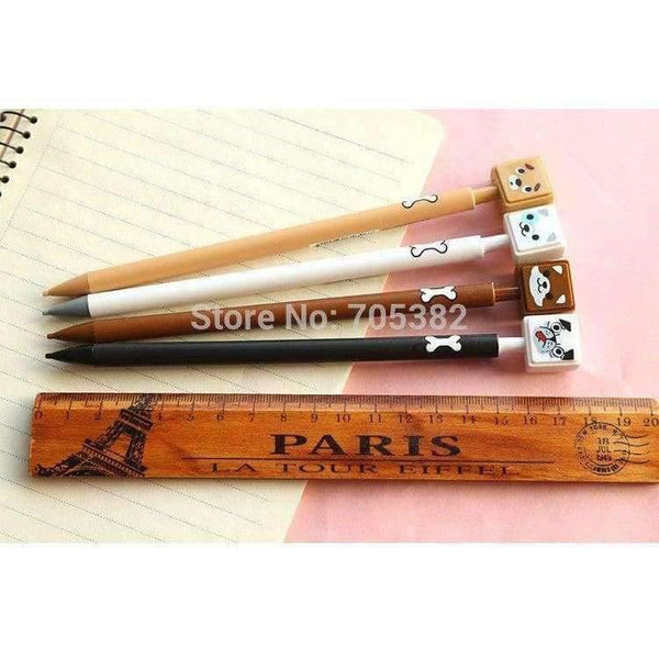 Planet Gates 4pcs/lot Mechanical Pencils Kawaii dog Automatic Pen Office zakka School kids stationery writing pencil supplies (ss-1430)